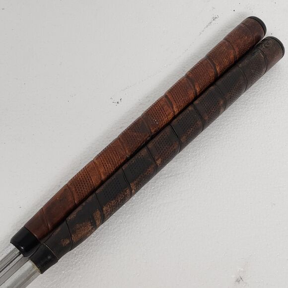 Lot of 2 Acushnet Bullseye M-OSET-5S & FL-M 5S John Reuter Jr. Putters Steel 35" - Picture 12 of 14